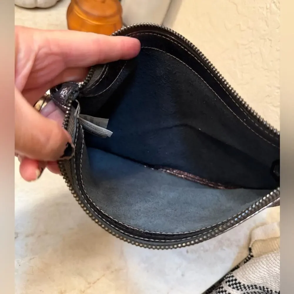 Marc Jacobs Neiman Marcus Target Collab Metallic Pewter Clutch Bag